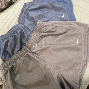 2 pairs of Nike dry fit shorts